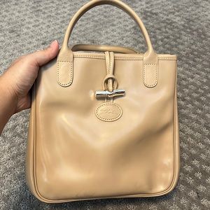 Vintage Longchamp Roseau top handle bag